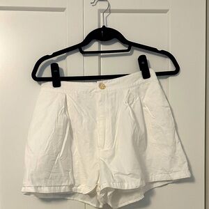 SHEIN High Waist White Shorts Size Medium